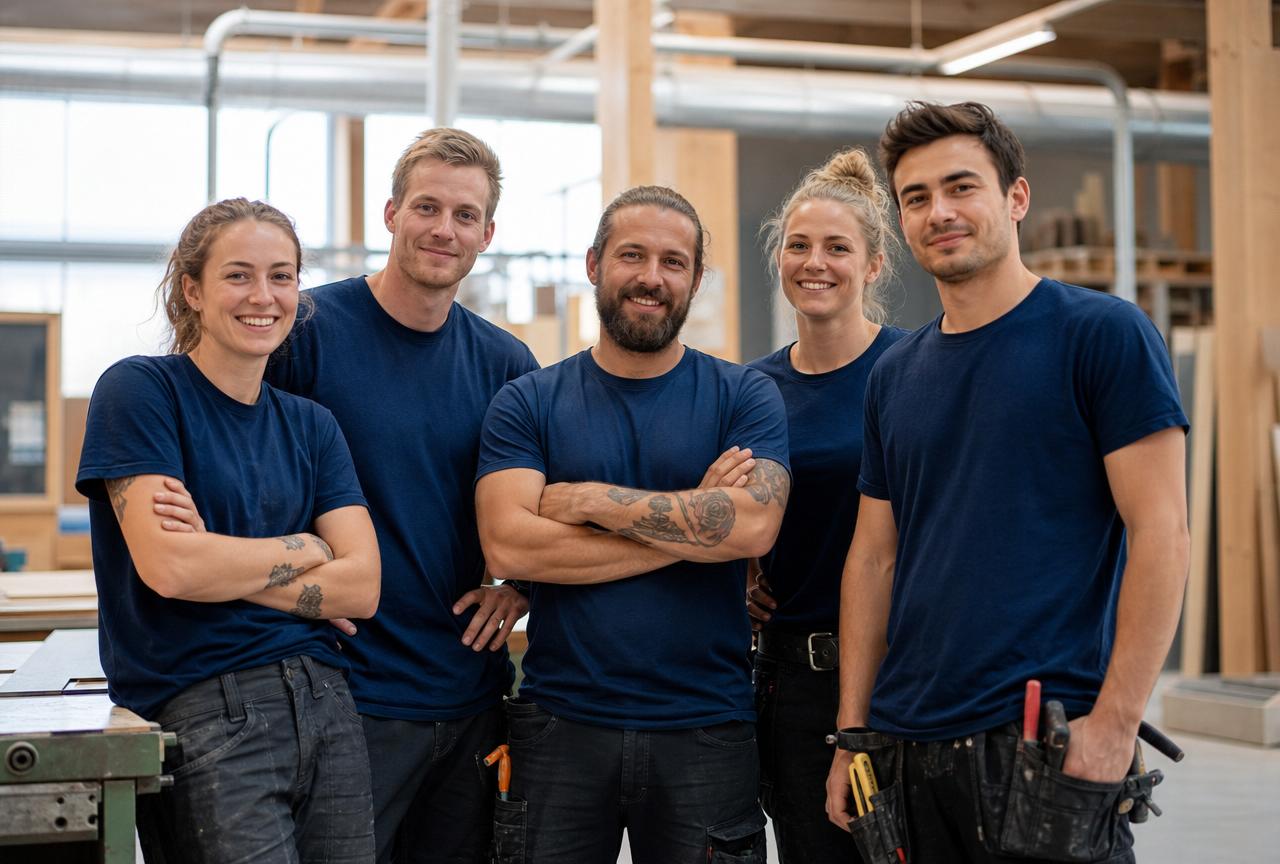 Team af danske håndværkere